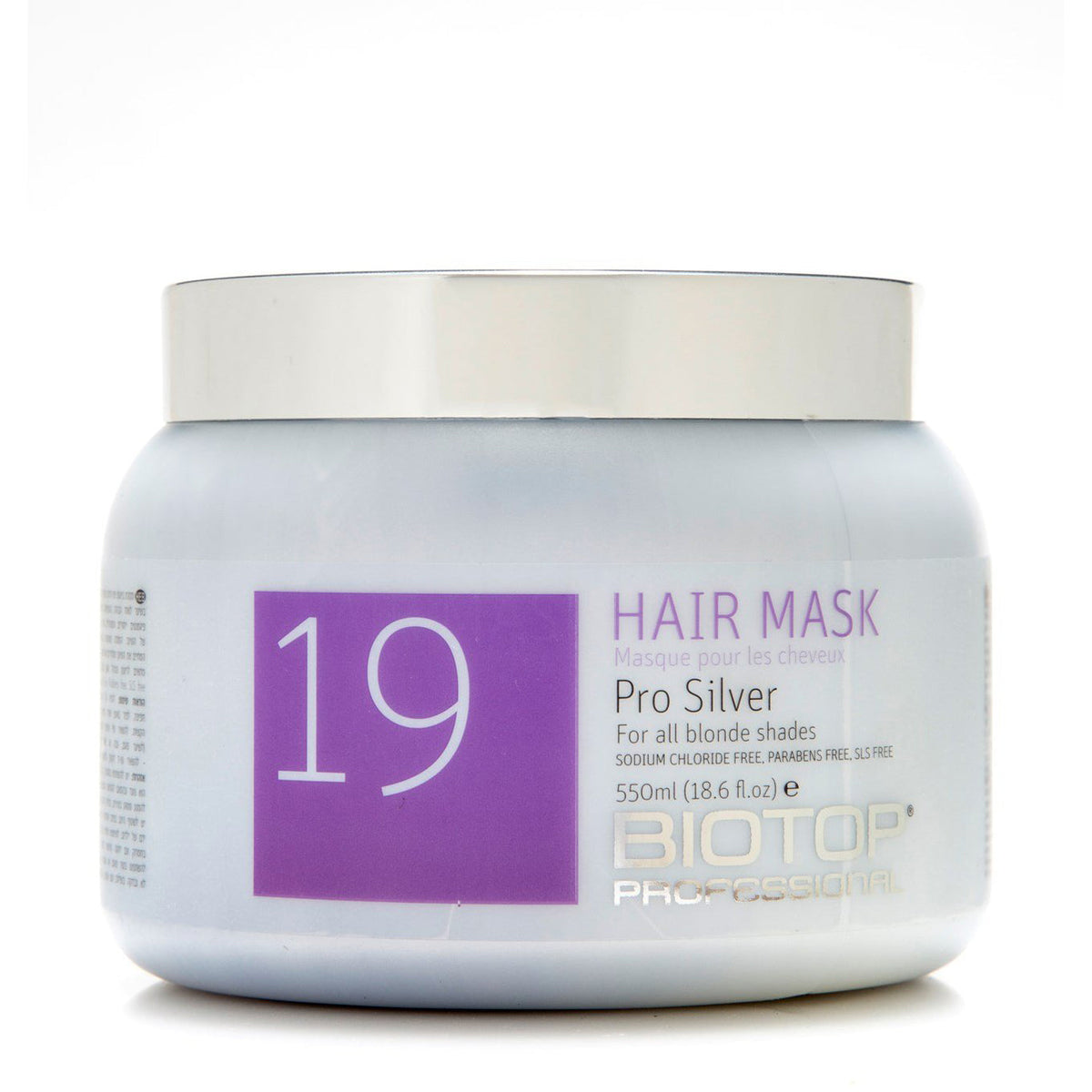 Biotop - 19 Pro Silver Hair Mask 550ml