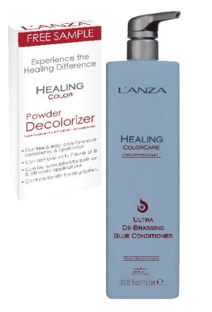 L'ANZA Healing ColorCare Ultra De Brassing Blue Conditioner Ltr
