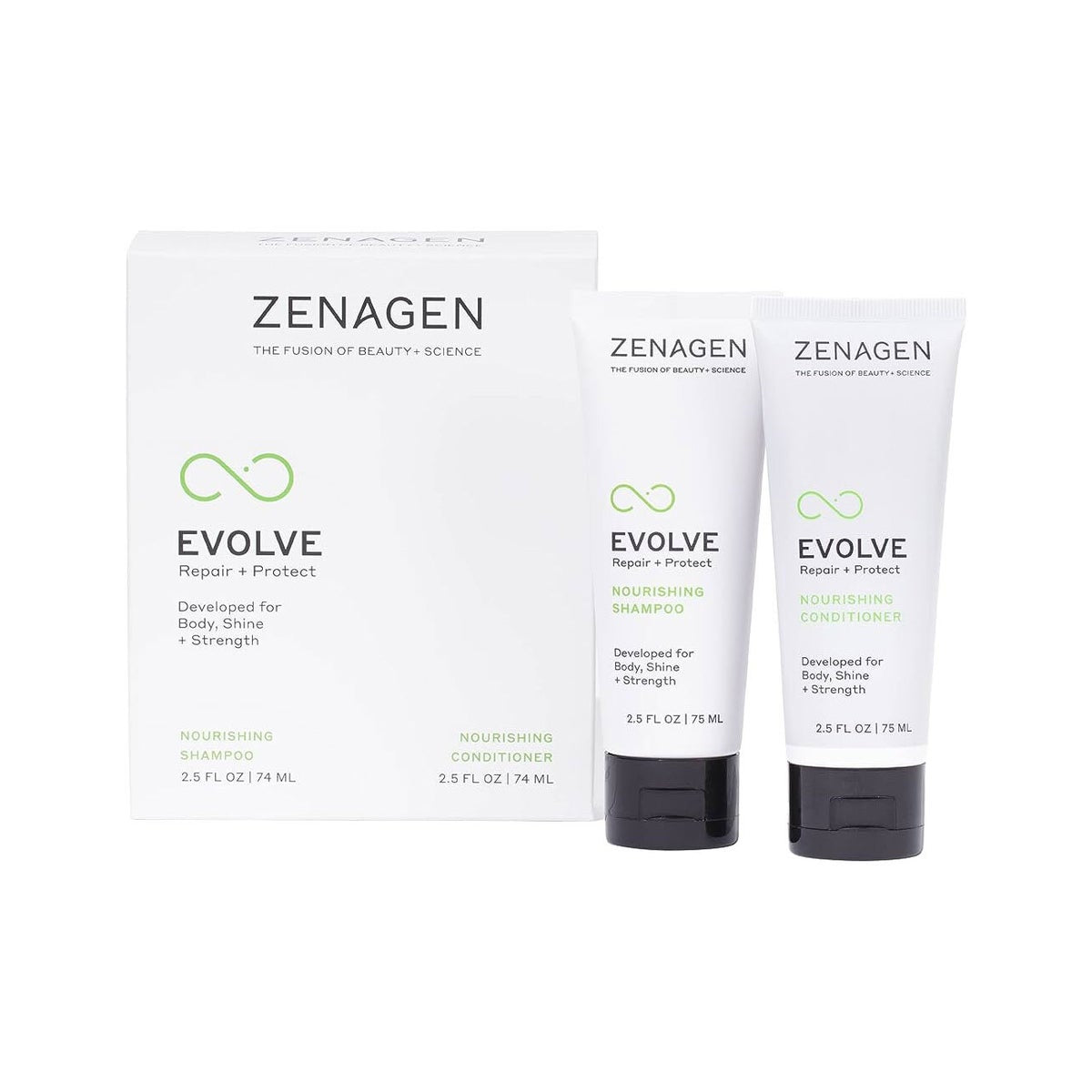 ZENAGEN Evolve Duo Nourishing Shampoo and Conditioner (75ml)