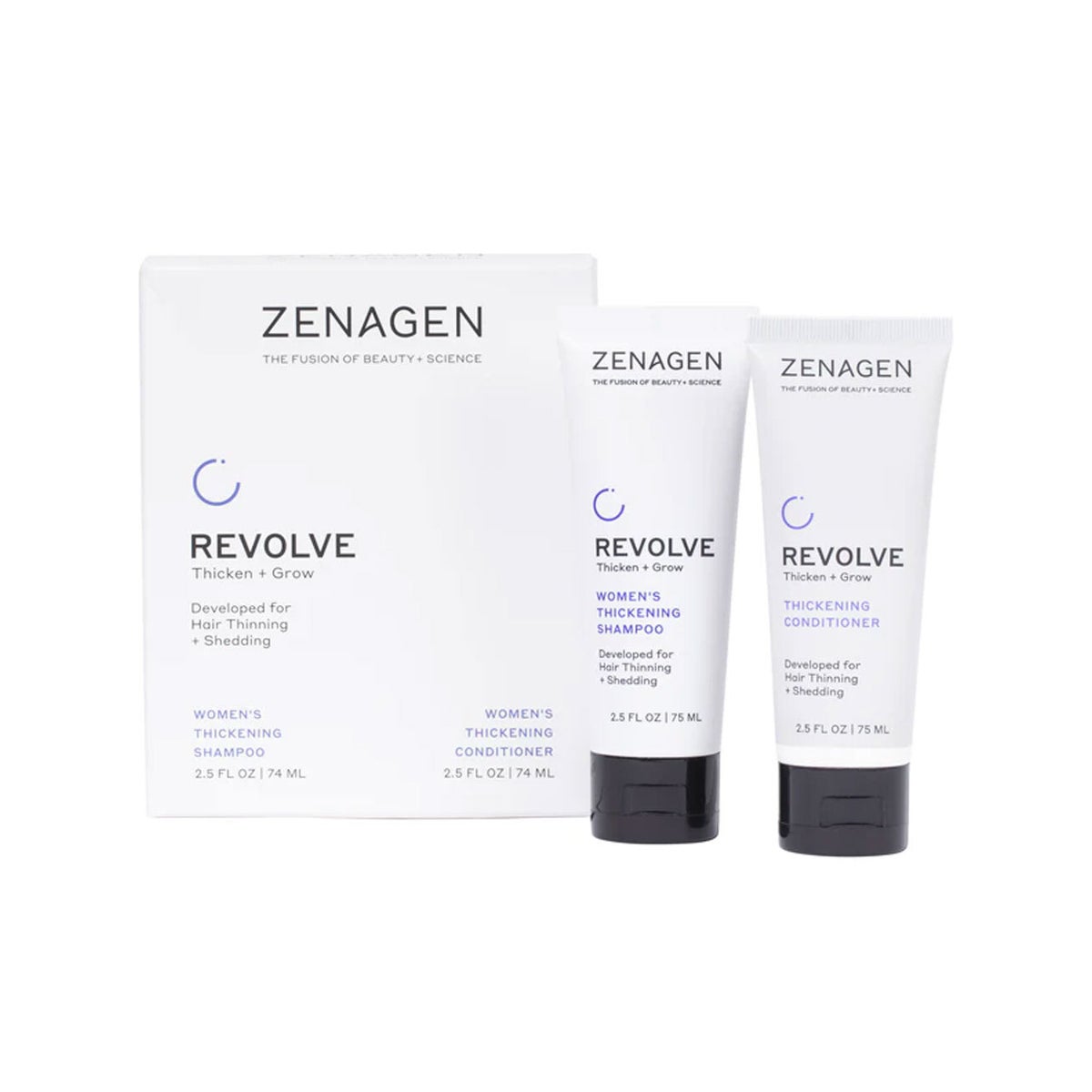 ZENAGEN Women's Revolve Duo Shampoo and Conditioner (75ml)