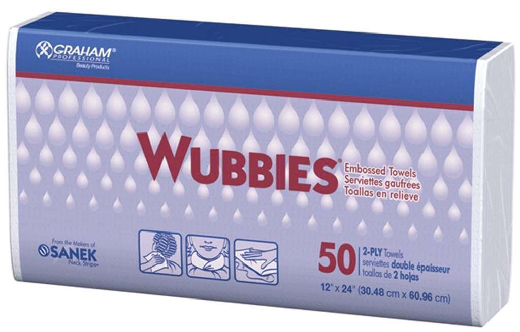 WUBBIES All Purpose Salon Paper Towels 50 Towels/Pkg