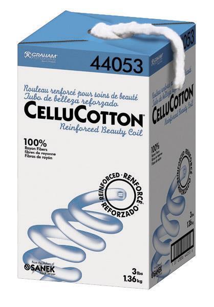 CelluCotton Reinforced 100% Rayon Beauty Coil 3lbs/Box