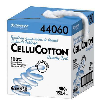 CelluCotton Regular 100% Rayon Beauty Coil 500 Inch/Box