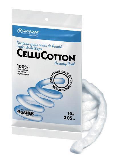 CelluCotton 100% Cotton Coil 10 Inch per Bag