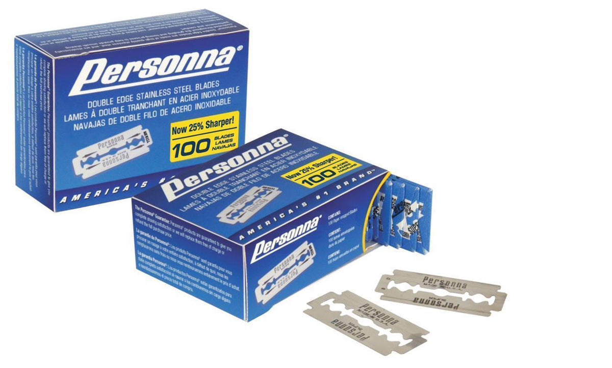 PERSONNA Double Edge Blades 100 Box 9020-BLC