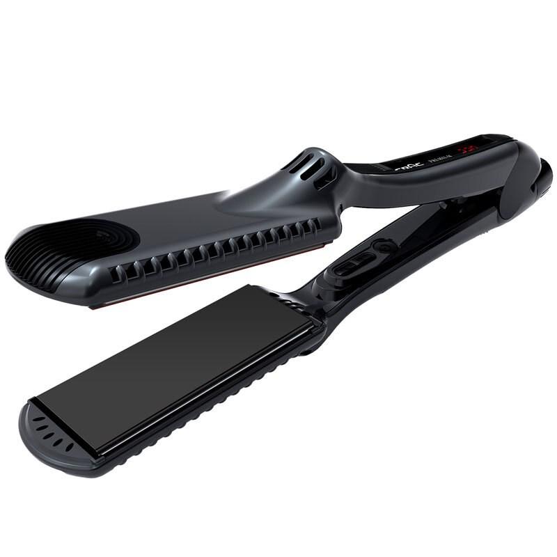 CROC Premium Titanium Wet-to-Dry 1-1/2inch Black Flat Iron