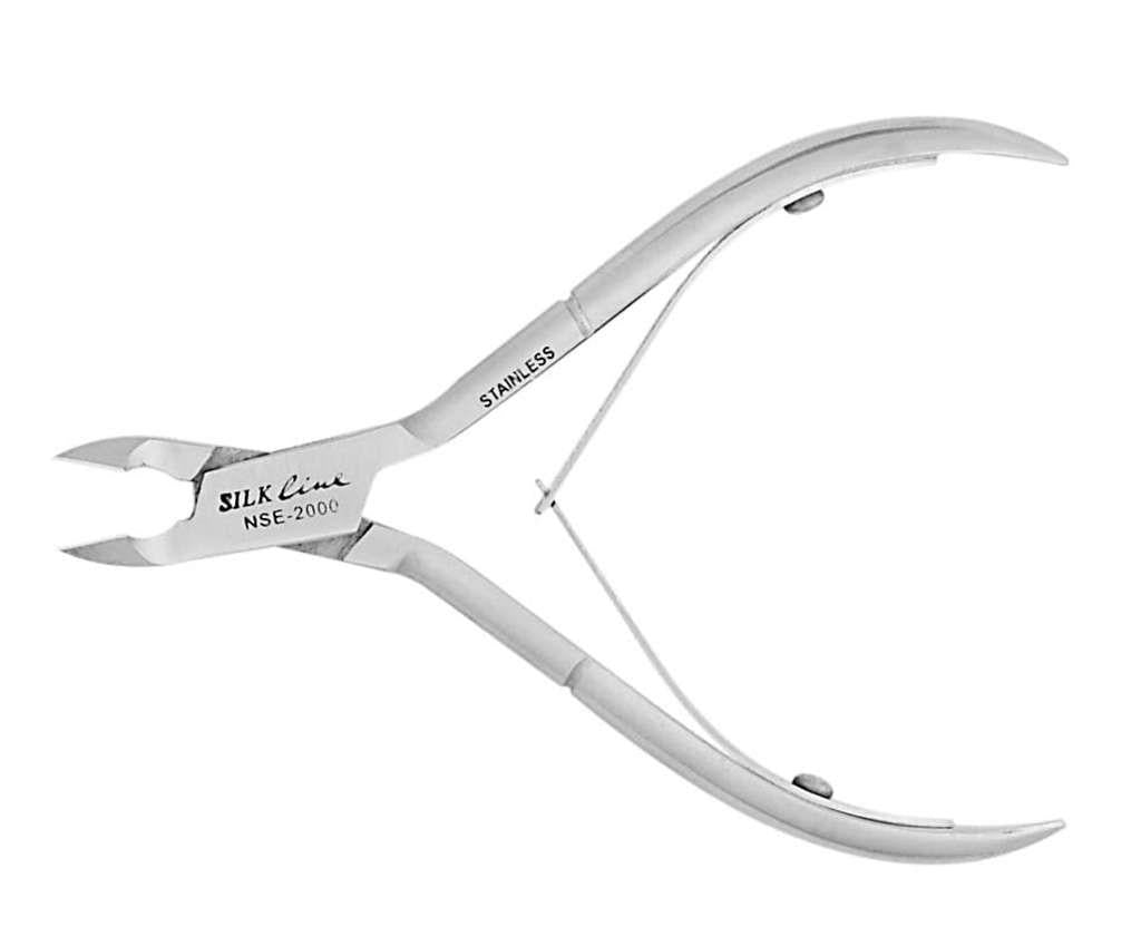 SILKLINE Cuticle Nipper,Full Jaw Satin Finih 4 Inches