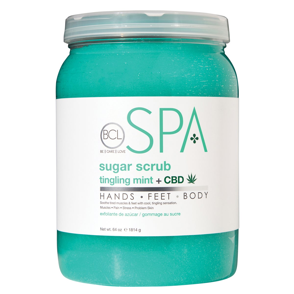 Dannyco - Spa Sugar Scrub Tingling Mint + CBD 64oz