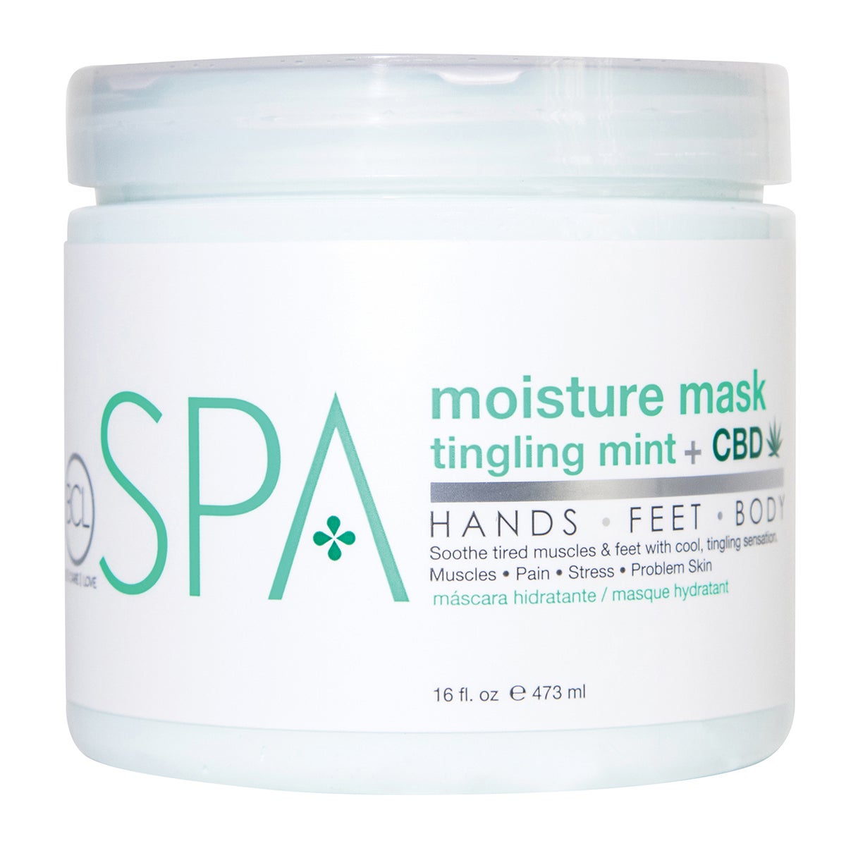 Dannyco - Spa Moisture Mask Tingling Mint + CBD 16oz