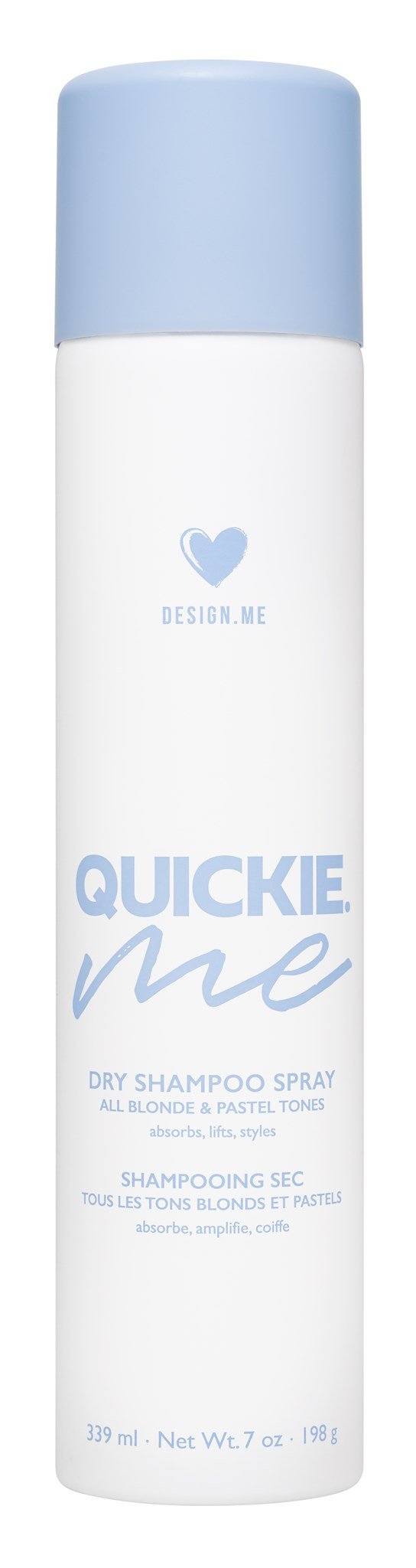 DesignMe Quickie Me Dry Shampoo Spray Light Tones 330ml (BLONDE)