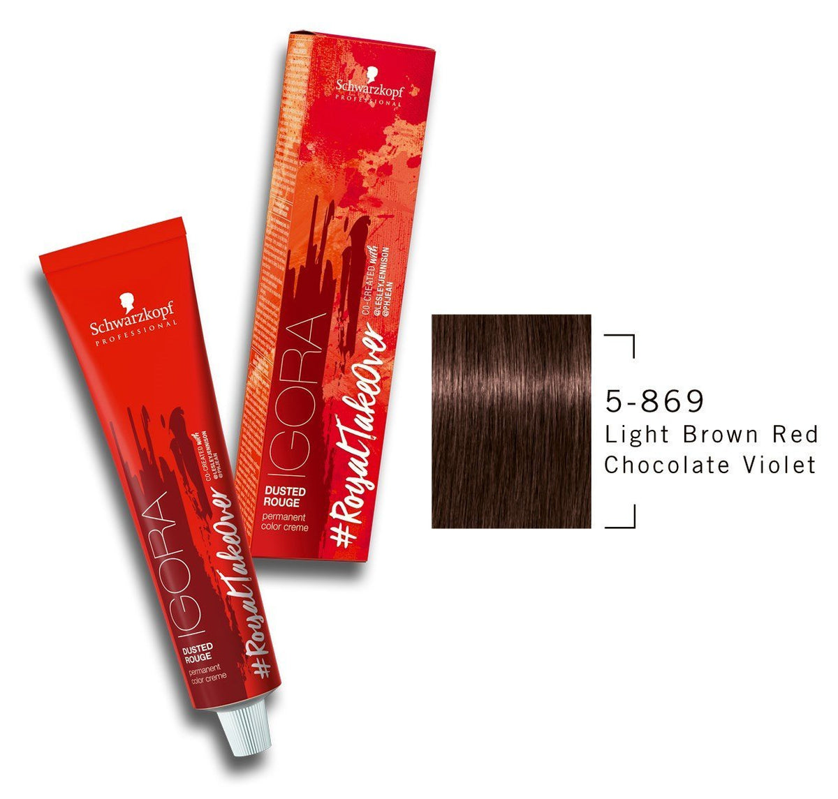 5-869 Light Brown Red Chocolate Violet Rto Igora Royal