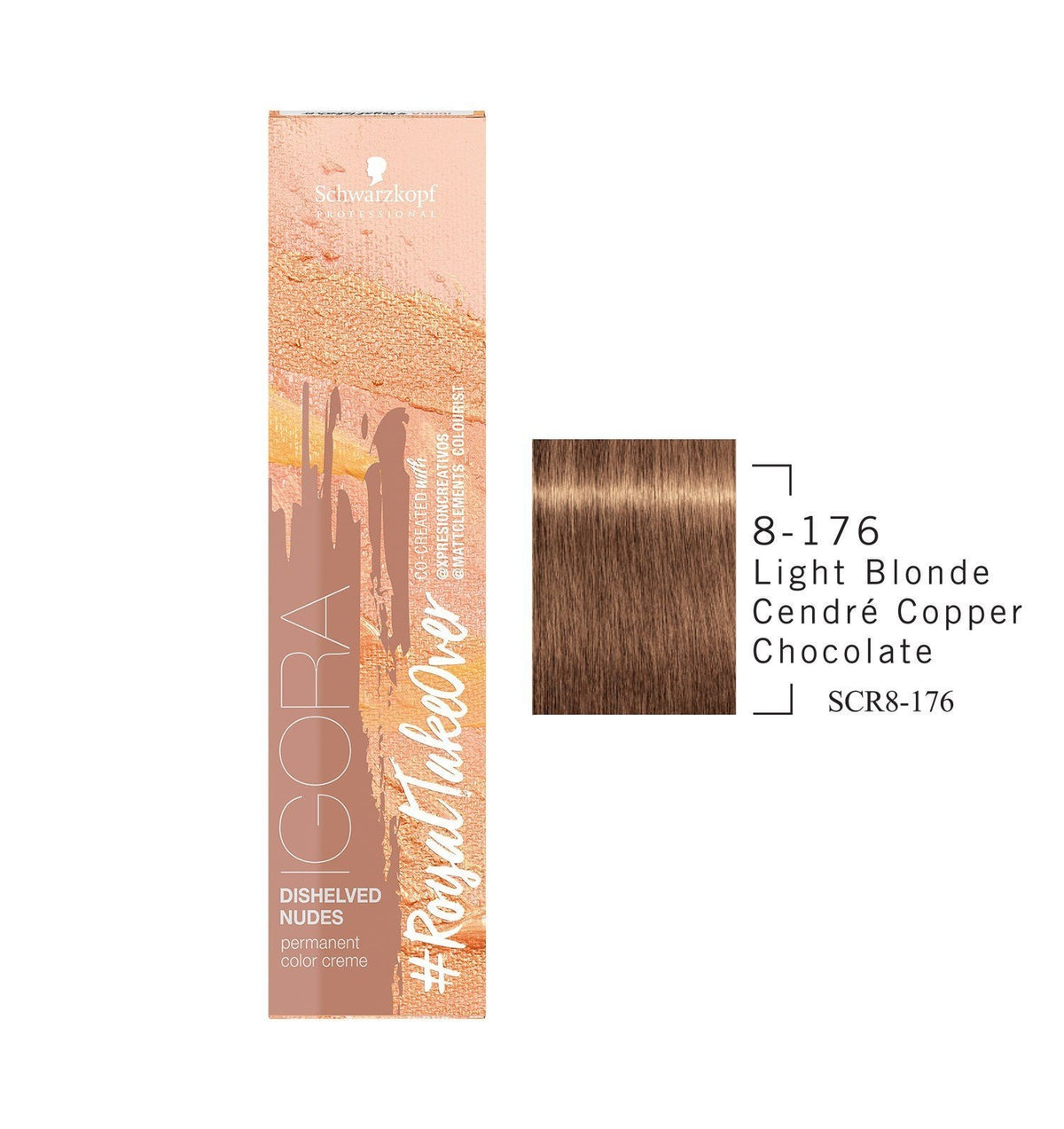 8-176 Light Blonde Cendre Copper Chocolate Rto Igora Royal