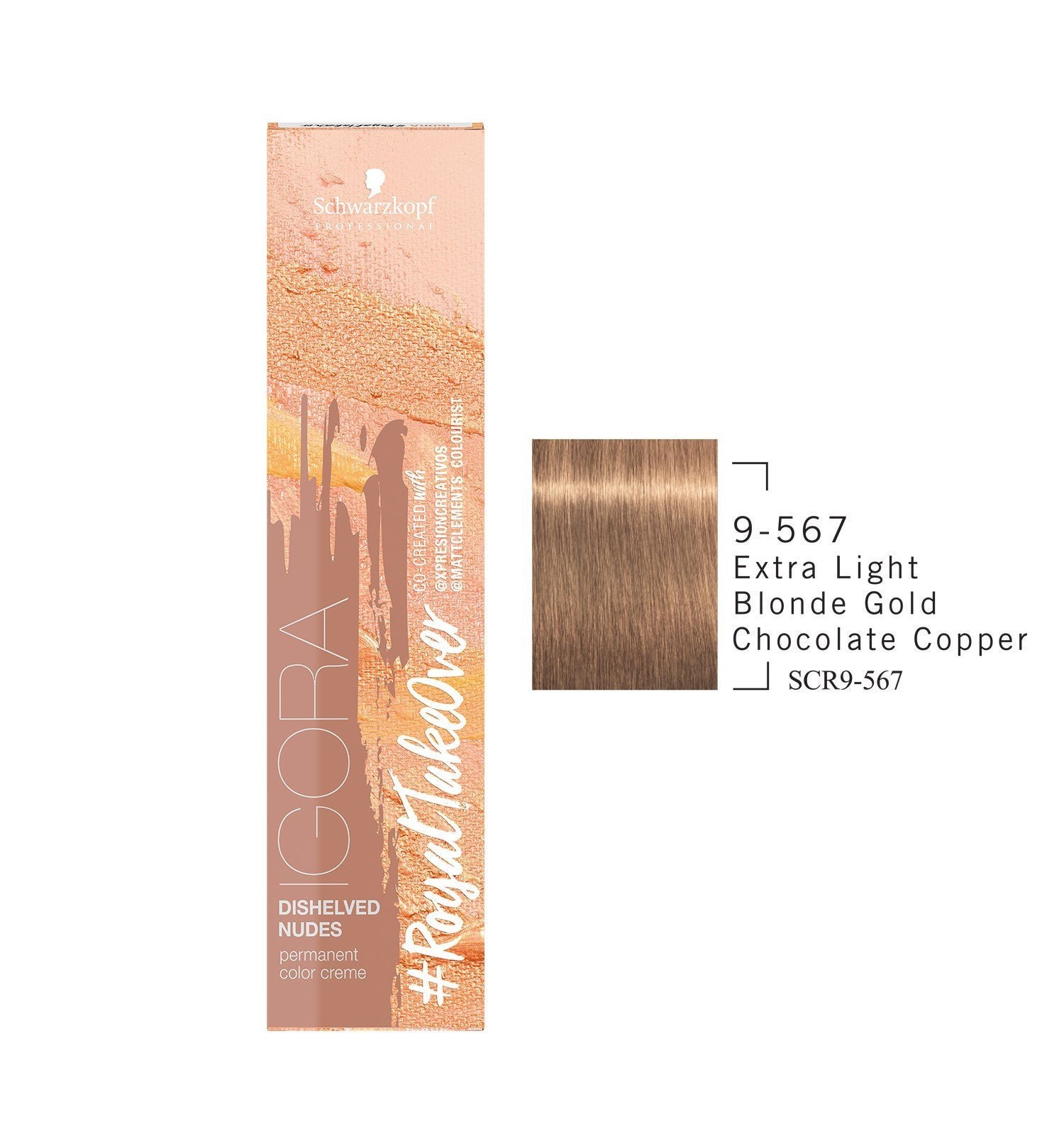 Schwarzkopf Igora Royal 8-77 Light Blonde Copper Extra Permanent Hair Color  and