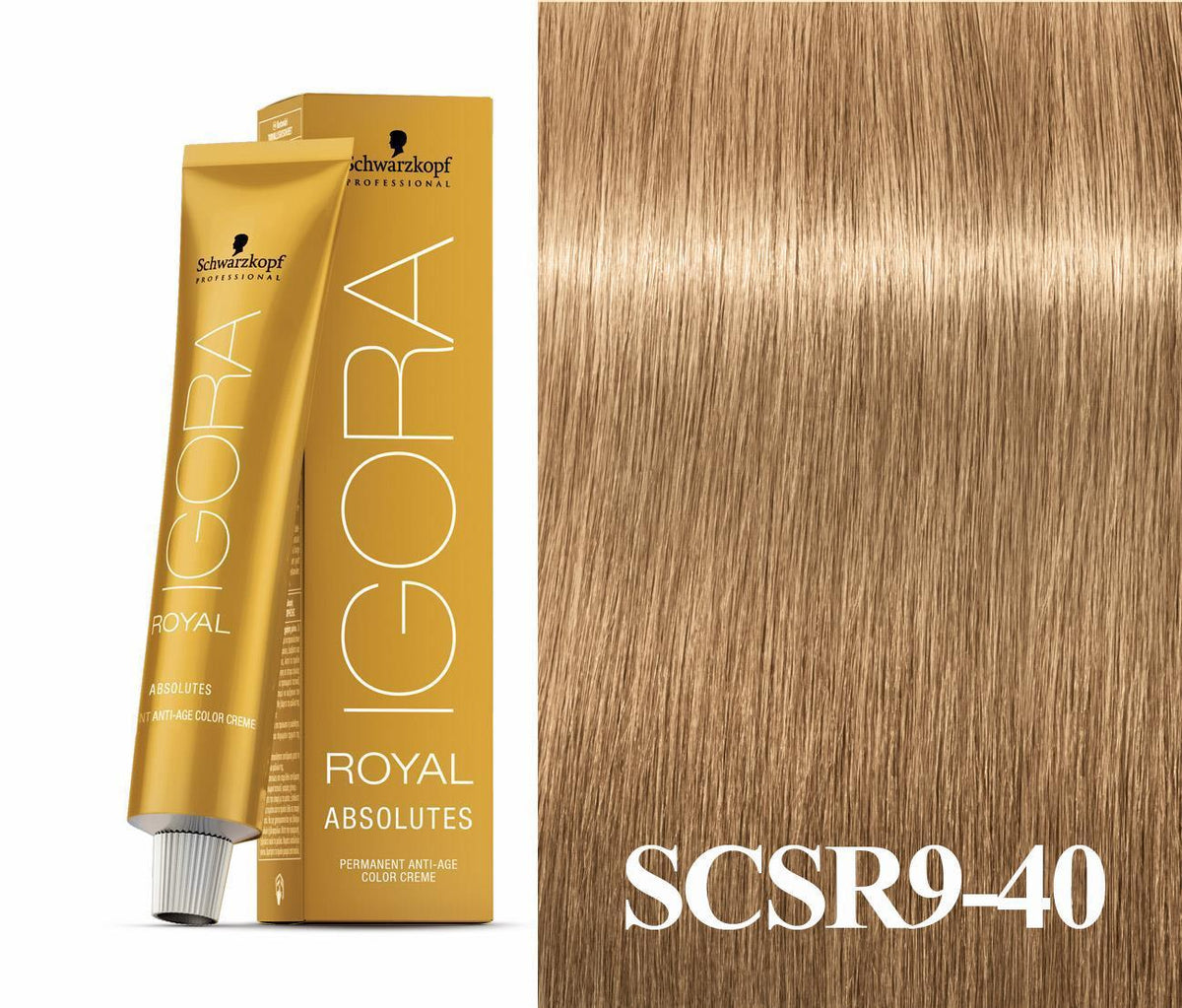 9-40 Extra Light Blonde Beige Natural Absolute Igora Royal