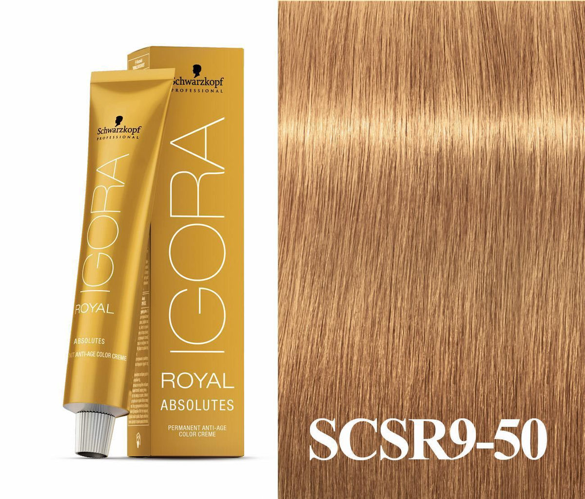 9-50 Extra Light Blonde Gold Natural Absolute Igora Royal